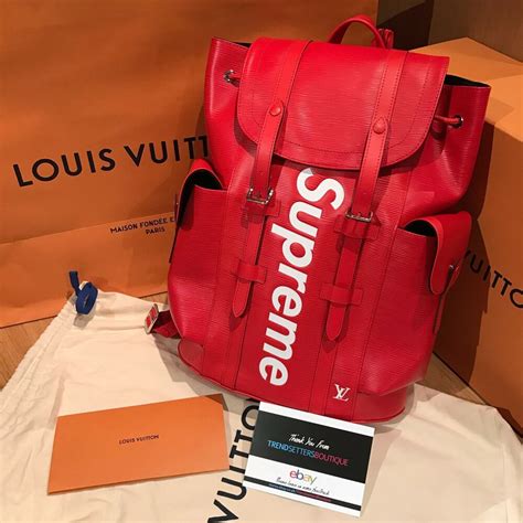 supreme louis vuitton sac|supreme louis vuitton backpack.